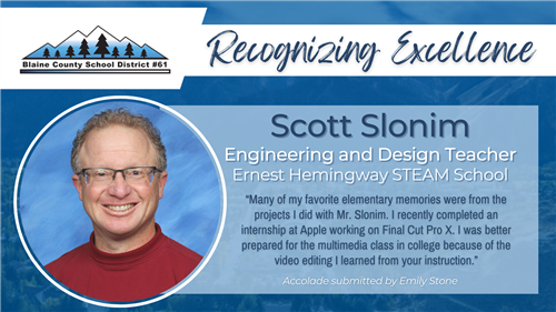 Recognizing Excellence: Scott Slonim